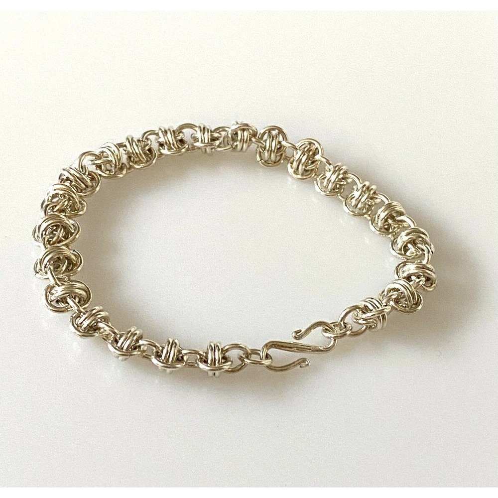 Bracelet Orbital Chain Linked Bracelet 6.75โ 14.71g